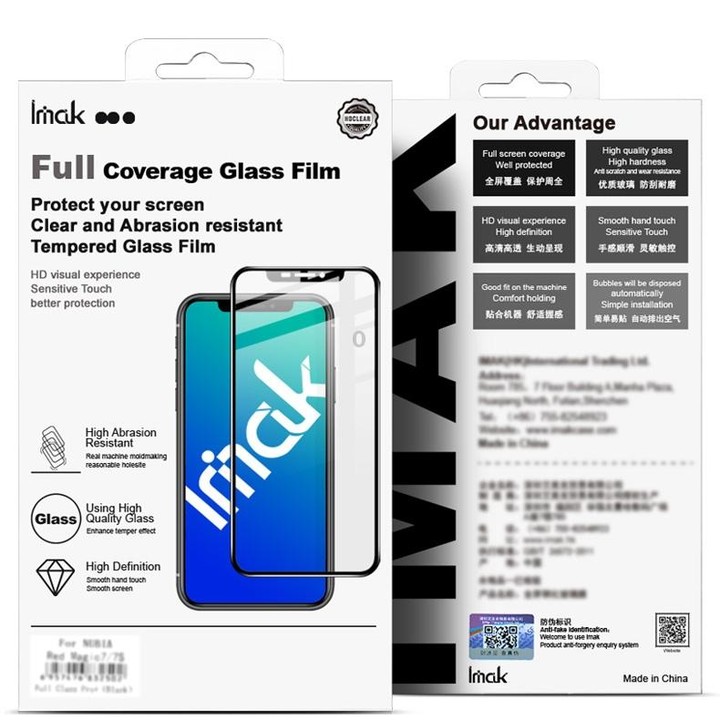 For Samsung Galaxy S20 Lite & S20 FE 4G / 5G IMAK 9H Surface Hardness Full Screen Tempered Glass Film Pro+ Series