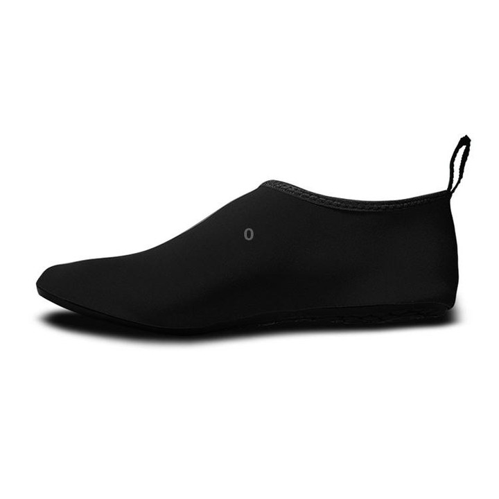 Non-slip Wear-resisting Thick Rubber Sole Diving Shoes and Socks, One Pair, Size:XXXL (Black)