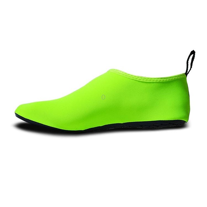 Non-slip Wear-resisting Thick Rubber Sole Diving Shoes and Socks, One Pair, Size:XXXL (Green)