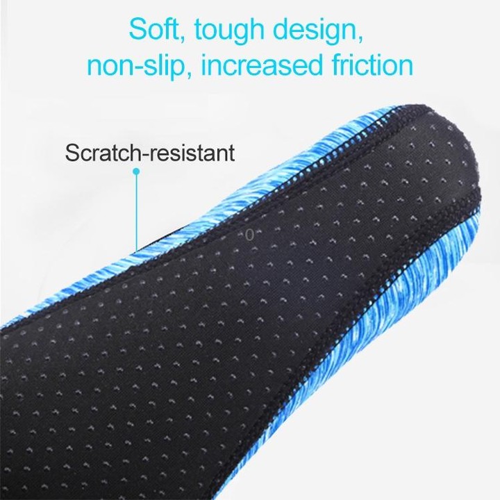 Non-slip Plastic Grain Texture Thick Cloth Sole Printing Diving Shoes and Socks, One Pair, Size:XXXL (Rose Red Figured)