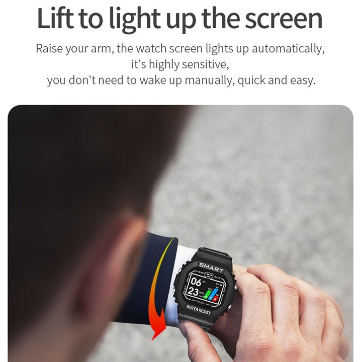 K16 1.14 inch TFT Color Screen IP68 Waterproof Smart Watch, Support Bluetooth Music / Sleep Monitoring / Heart Rate Monitoring(C