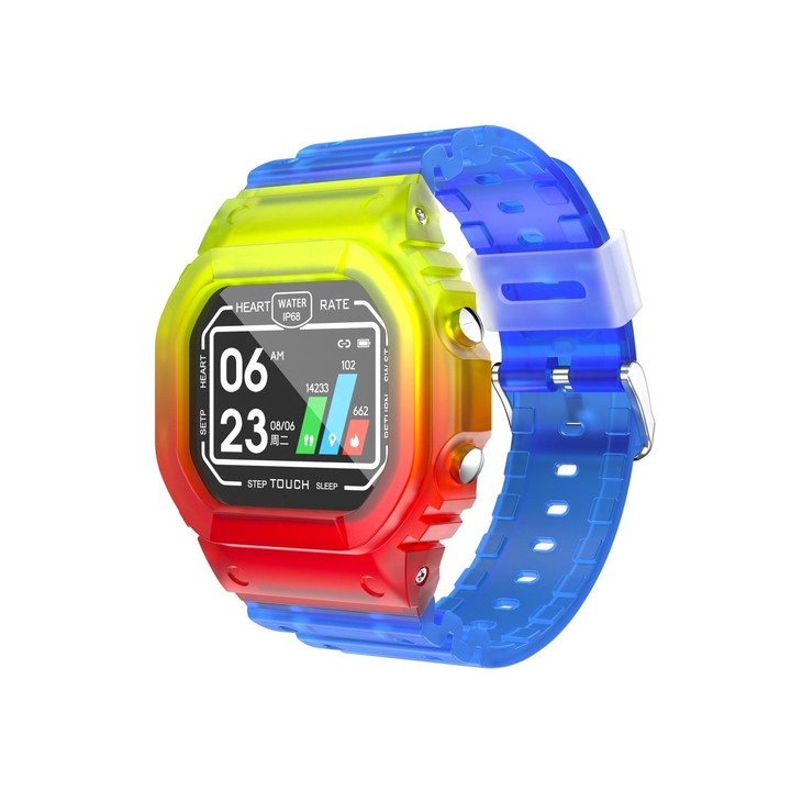 K16 1.14 inch TFT Color Screen IP68 Waterproof Smart Watch, Support Bluetooth Music / Sleep Monitoring / Heart Rate Monitoring(C