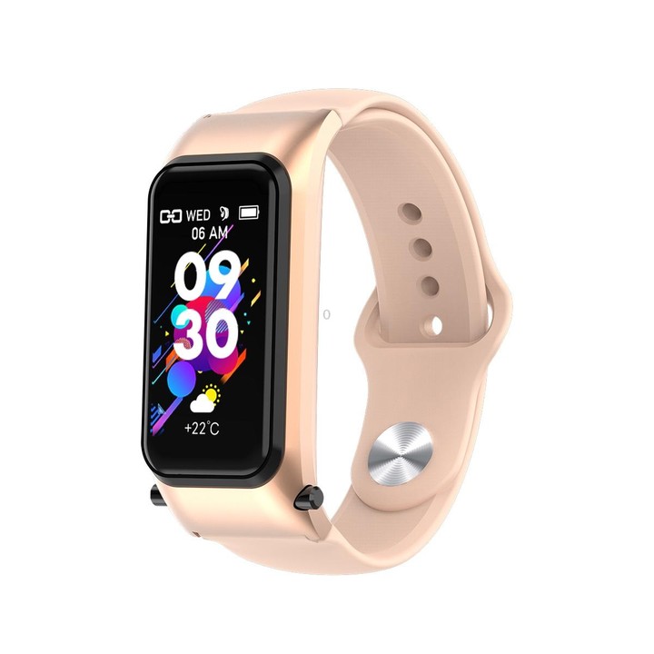 X4 1.14 inch HD Screen Bluetooth Earphone Smart Bracelet, Support Sleep Monitoring / Body Temperature Monitoring / Heart Rate Mo