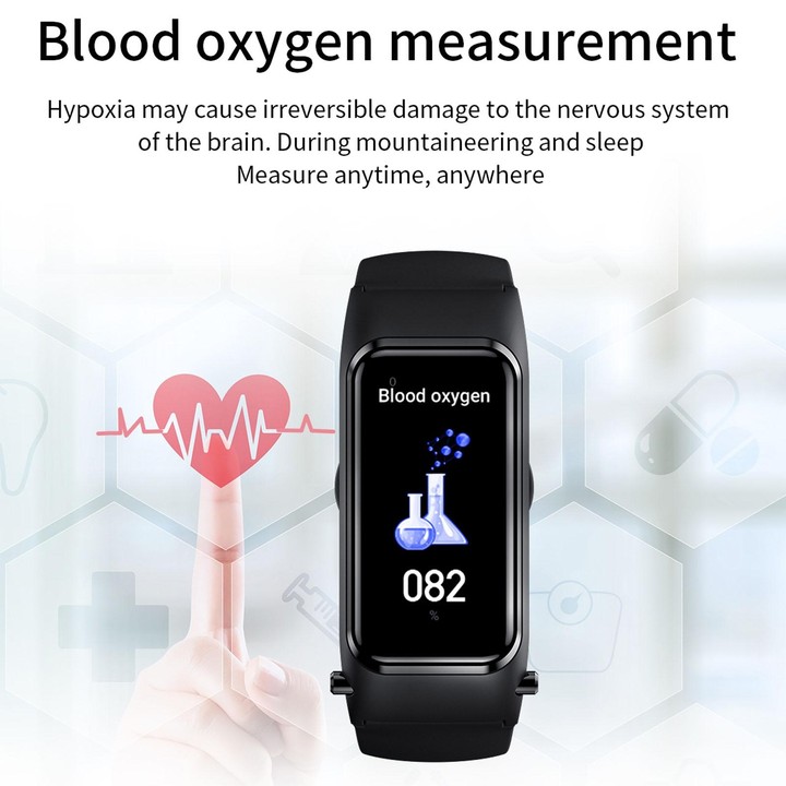X4 1.14 inch HD Screen Bluetooth Earphone Smart Bracelet, Support Sleep Monitoring / Body Temperature Monitoring / Heart Rate Mo