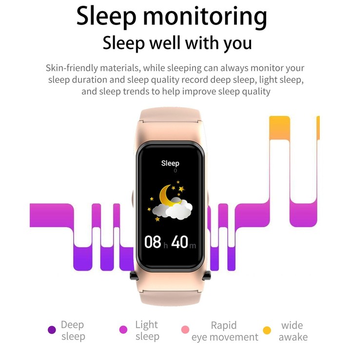 X4 1.14 inch HD Screen Bluetooth Earphone Smart Bracelet, Support Sleep Monitoring / Body Temperature Monitoring / Heart Rate Mo