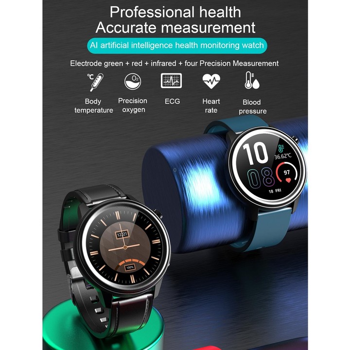 E80 1.3 inch TFT Color Screen IP68 Waterproof Smart Bracelet, Support Blood Oxygen Monitoring / Body Temperature Monitoring / He