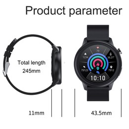 E80 1.3 inch TFT Color Screen IP68 Waterproof Smart Bracelet, Support Blood Oxygen Monitoring / Body Temperature Monitoring / He