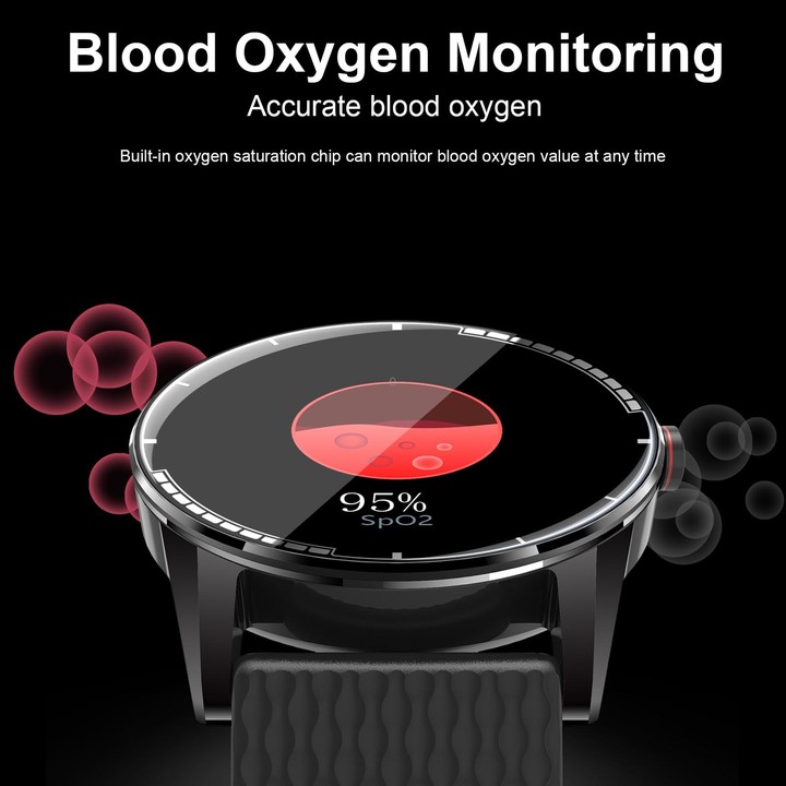 H6 1.28 inch Touch Screen IP67 Waterproof Smart Watch, Support Bluetooth Call / Sleep Monitoring / Heart Rate Monitoring(Black)