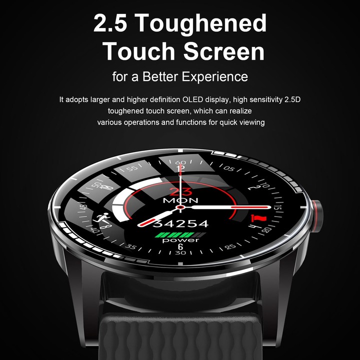 H6 1.28 inch Touch Screen IP67 Waterproof Smart Watch, Support Bluetooth Call / Sleep Monitoring / Heart Rate Monitoring(Black)