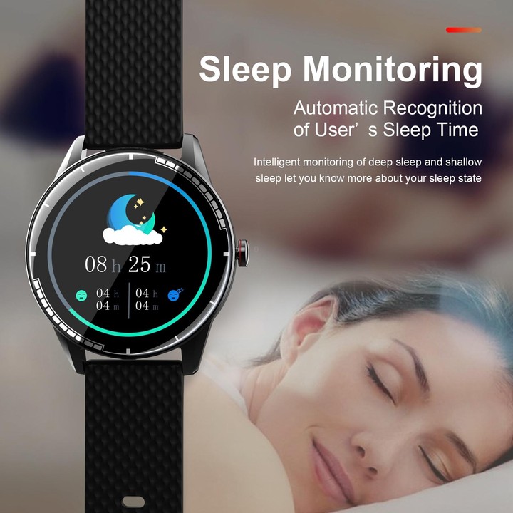 H6 1.28 inch Touch Screen IP67 Waterproof Smart Watch, Support Bluetooth Call / Sleep Monitoring / Heart Rate Monitoring(Black)