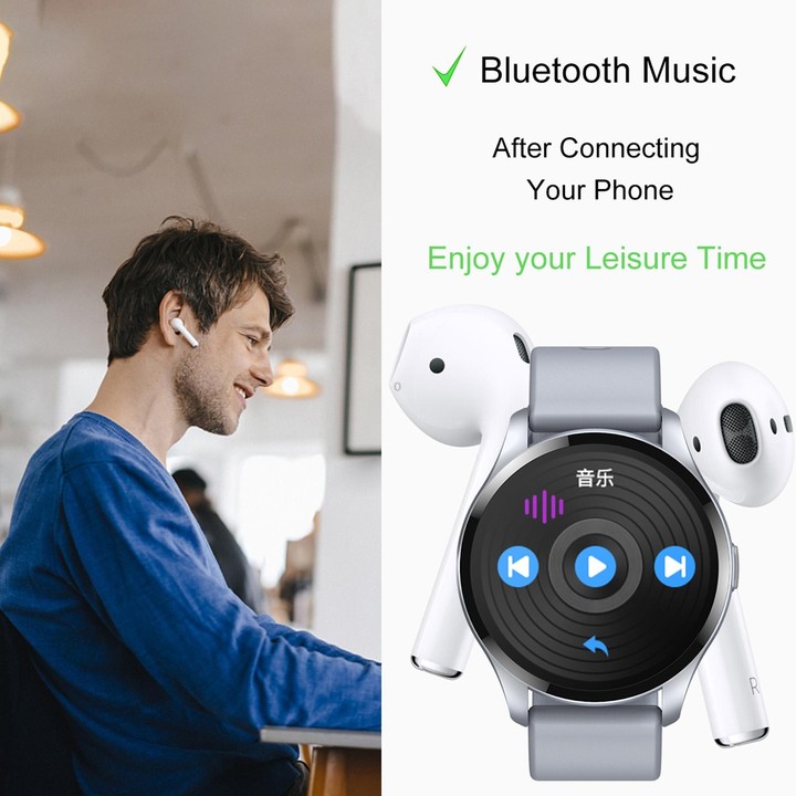 T88 1.28 inch TFT Color Screen IP67 Waterproof Smart Watch, Support Body Temperature Monitoring / Sleep Monitoring / Heart Rate