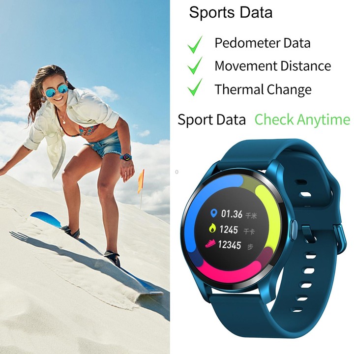 T88 1.28 inch TFT Color Screen IP67 Waterproof Smart Watch, Support Body Temperature Monitoring / Sleep Monitoring / Heart Rate