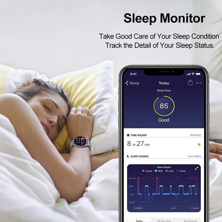 T88 1.28 inch TFT Color Screen IP67 Waterproof Smart Watch, Support Body Temperature Monitoring / Sleep Monitoring / Heart Rate