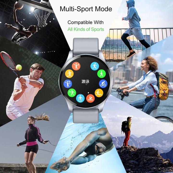 T88 1.28 inch TFT Color Screen IP67 Waterproof Smart Watch, Support Body Temperature Monitoring / Sleep Monitoring / Heart Rate