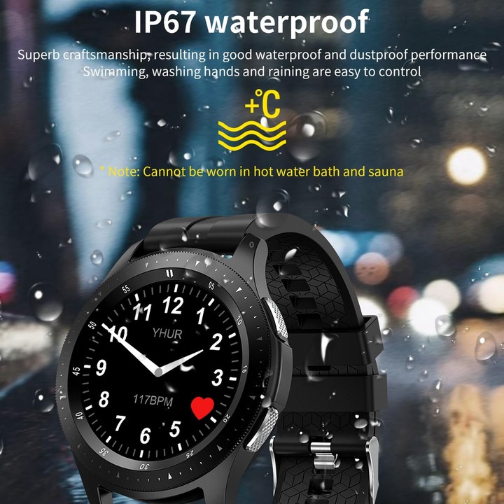 W68 1.54 inch Touch Screen IP67 Waterproof Smart Bracelet, Support Blood Oxygen Monitoring / Bluetooth Call / Heart Rate Monitor