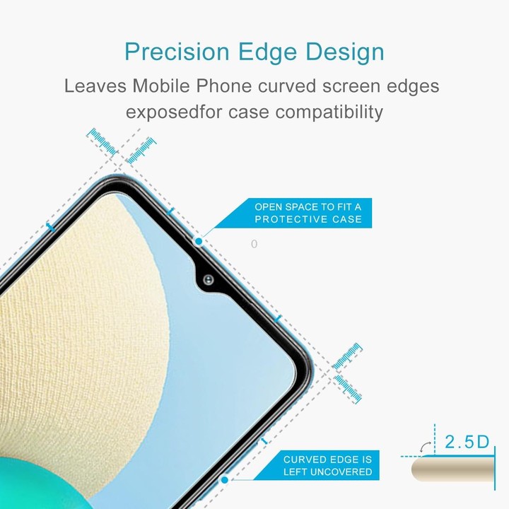 For Samsung Galaxy A02 10 PCS 0.26mm 9H Surface Hardness 2.5D Explosion-proof Tempered Glass Non-full Screen Film