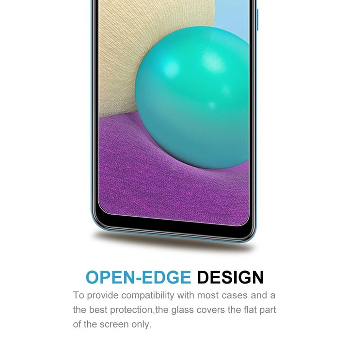 For Samsung Galaxy A02 10 PCS 0.26mm 9H Surface Hardness 2.5D Explosion-proof Tempered Glass Non-full Screen Film