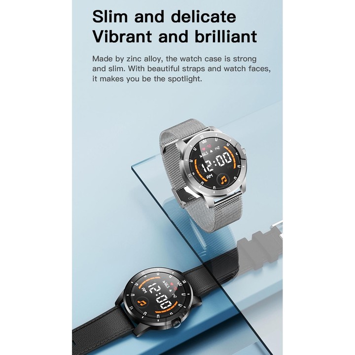 MX12 1.3 inch IPS Color Screen IP68 Waterproof Smart Watch, Support Bluetooth Call / Sleep Monitoring / Heart Rate Monitoring, S