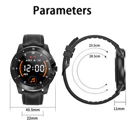 MX12 1.3 inch IPS Color Screen IP68 Waterproof Smart Watch, Support Bluetooth Call / Sleep Monitoring / Heart Rate Monitoring, S