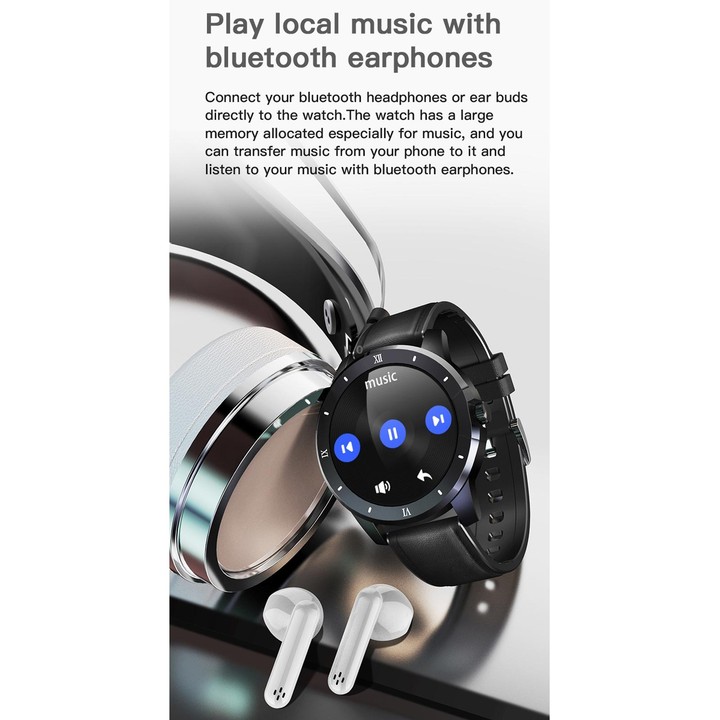 MX12 1.3 inch IPS Color Screen IP68 Waterproof Smart Watch, Support Bluetooth Call / Sleep Monitoring / Heart Rate Monitoring, S