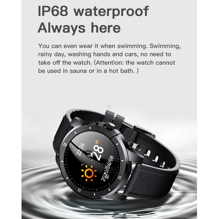 MX12 1.3 inch IPS Color Screen IP68 Waterproof Smart Watch, Support Bluetooth Call / Sleep Monitoring / Heart Rate Monitoring, S