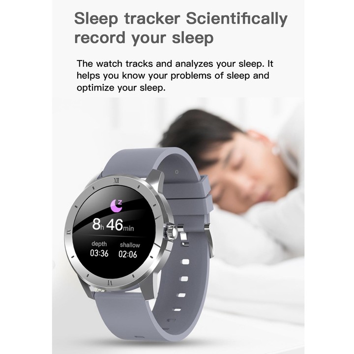 MX12 1.3 inch IPS Color Screen IP68 Waterproof Smart Watch, Support Bluetooth Call / Sleep Monitoring / Heart Rate Monitoring, S