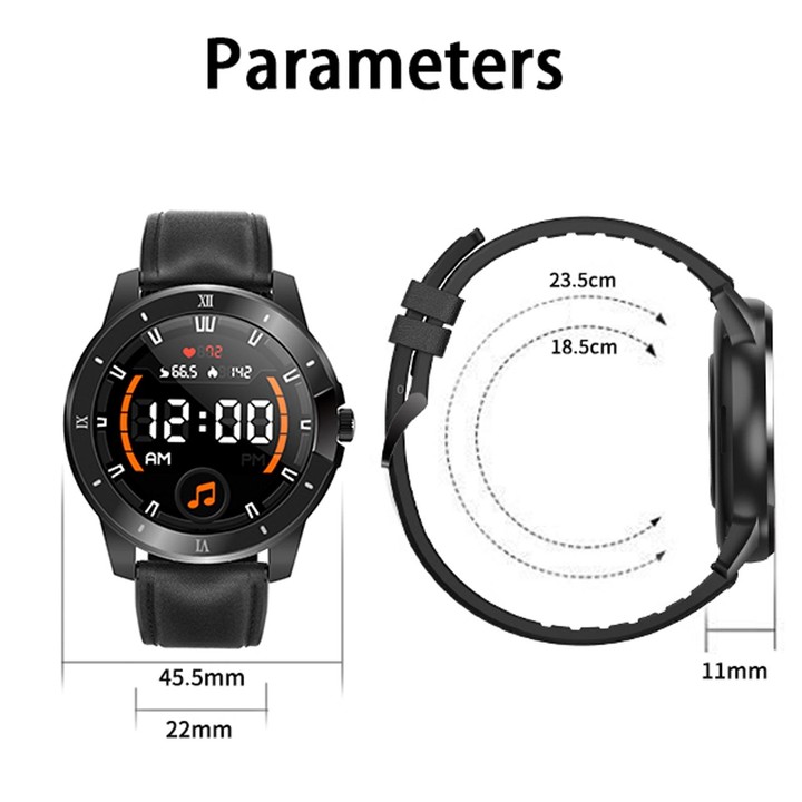 MX12 1.3 inch IPS Color Screen IP68 Waterproof Smart Watch, Support Bluetooth Call / Sleep Monitoring / Heart Rate Monitoring, S