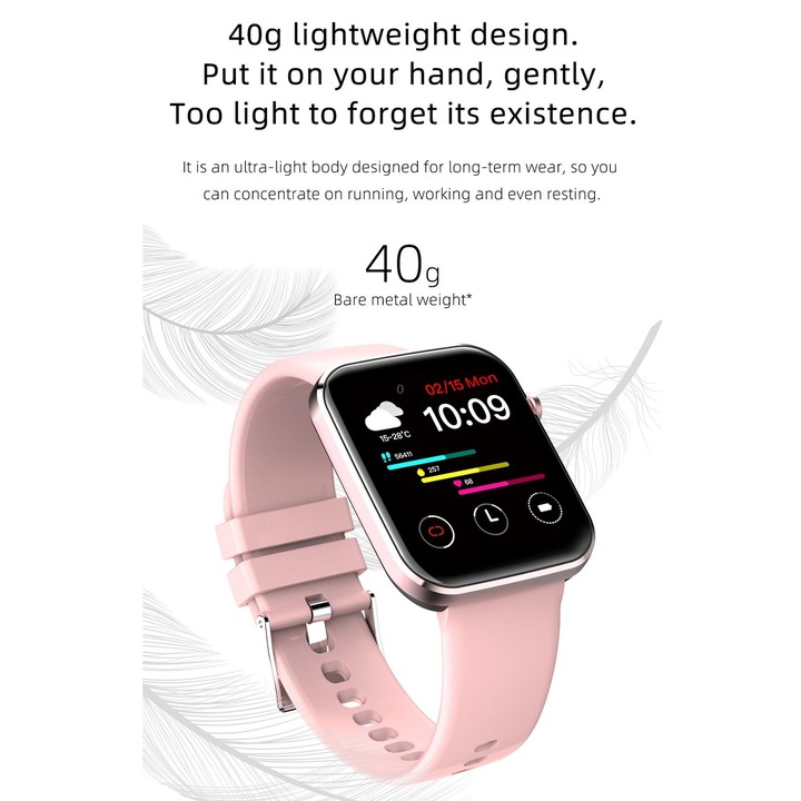 Z15 1.69 inch Touch Screen IP67 Waterproof Smart Watch, Support Blood Pressure Monitoring / Sleep Monitoring / Heart Rate Monito