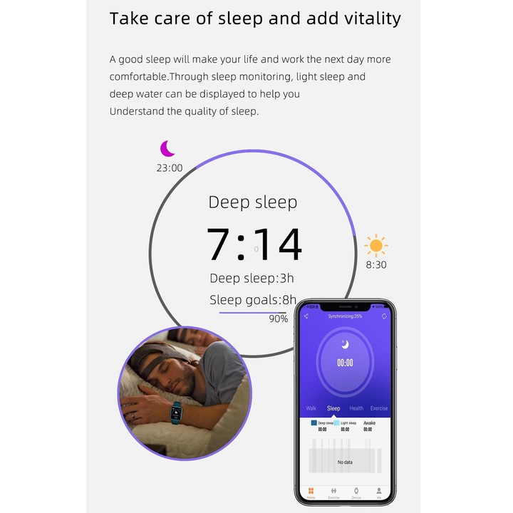 Z15 1.69 inch Touch Screen IP67 Waterproof Smart Watch, Support Blood Pressure Monitoring / Sleep Monitoring / Heart Rate Monito