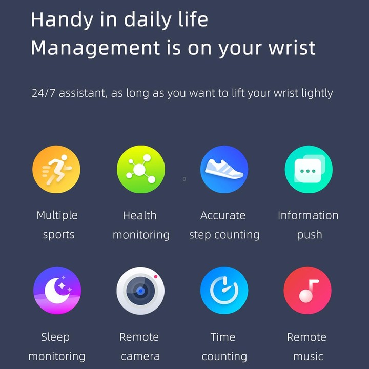 Z15 1.69 inch Touch Screen IP67 Waterproof Smart Watch, Support Blood Pressure Monitoring / Sleep Monitoring / Heart Rate Monito