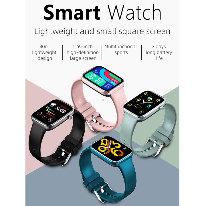 Z15 1.69 inch Touch Screen IP67 Waterproof Smart Watch, Support Blood Pressure Monitoring / Sleep Monitoring / Heart Rate Monito