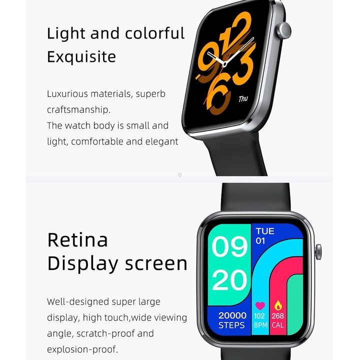 Z15 1.69 inch Touch Screen IP67 Waterproof Smart Watch, Support Blood Pressure Monitoring / Sleep Monitoring / Heart Rate Monito