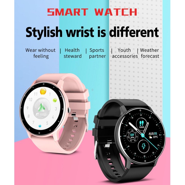 ZL02 1.28 inch Touch Screen IP67 Waterproof Smart Watch, Support Blood Pressure Monitoring / Sleep Monitoring / Heart Rate Monit