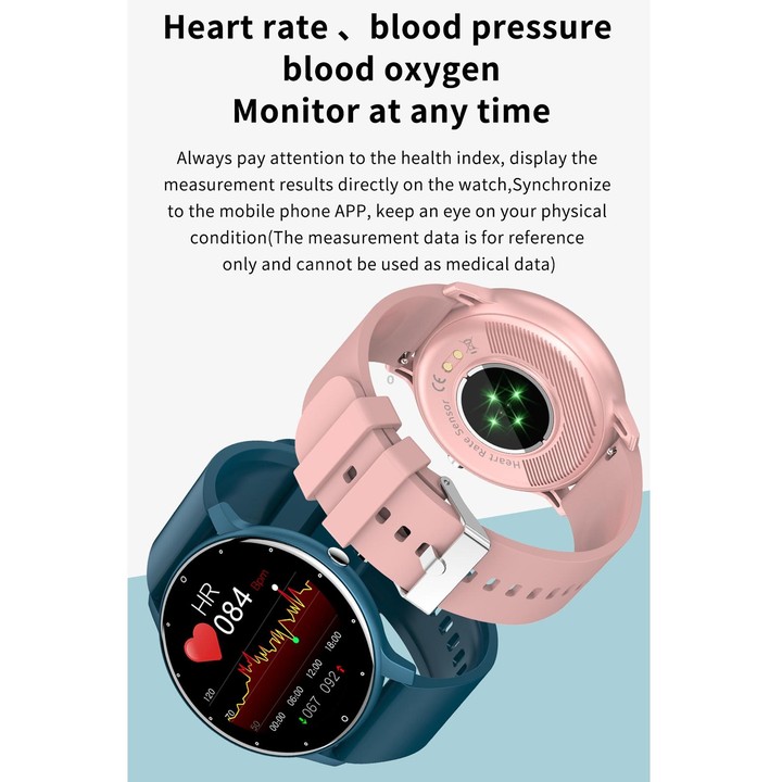 ZL02 1.28 inch Touch Screen IP67 Waterproof Smart Watch, Support Blood Pressure Monitoring / Sleep Monitoring / Heart Rate Monit