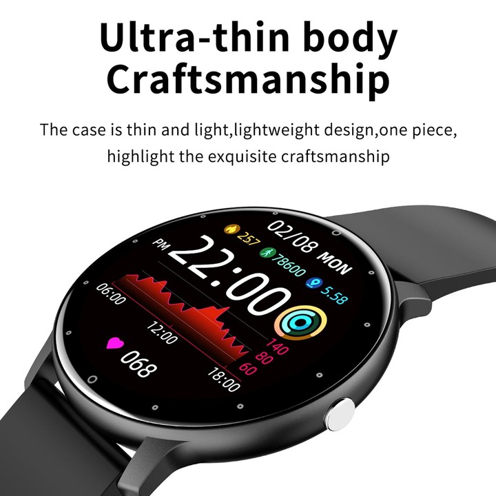 ZL02 1.28 inch Touch Screen IP67 Waterproof Smart Watch, Support Blood Pressure Monitoring / Sleep Monitoring / Heart Rate Monit