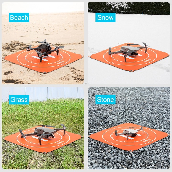 STARTRC 1109143 50cm Portable Drone Universal Foldable Square Parking Apron Landing Pad for DJI FPV / mini 2 / Mavic Air 2 / Air