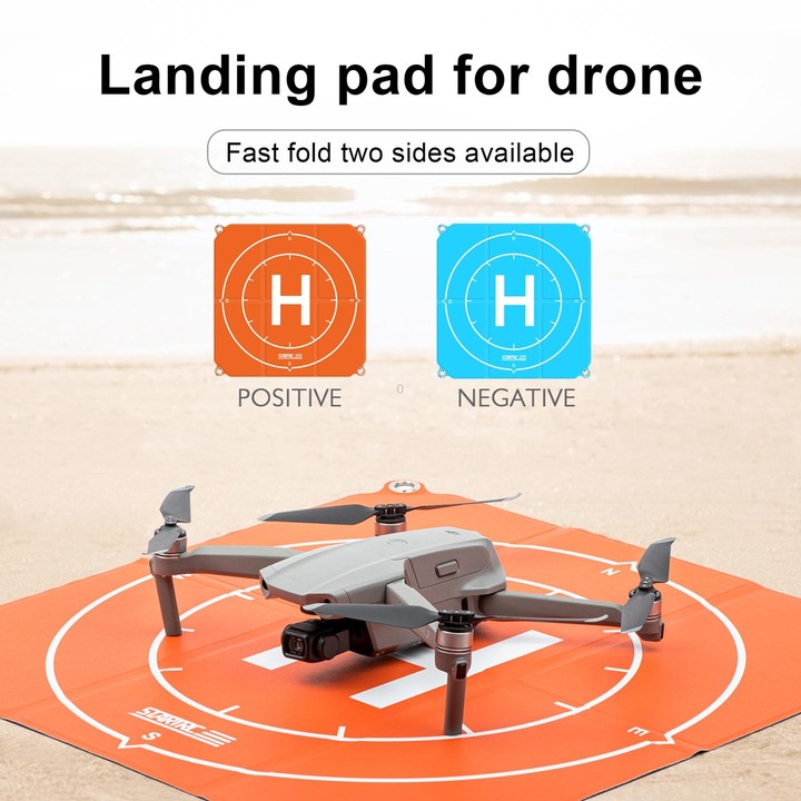 STARTRC 1109143 50cm Portable Drone Universal Foldable Square Parking Apron Landing Pad for DJI FPV / mini 2 / Mavic Air 2 / Air