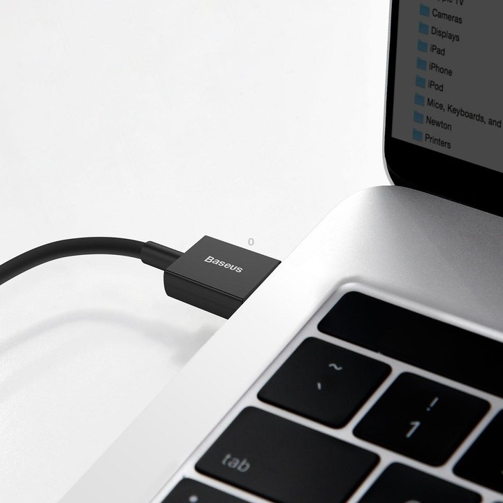 Baseus Superior Series CATYS-01 66W USB to USB-C / Type-C Interface Fast Charging Data Cable, Cable Length:1m(Black)