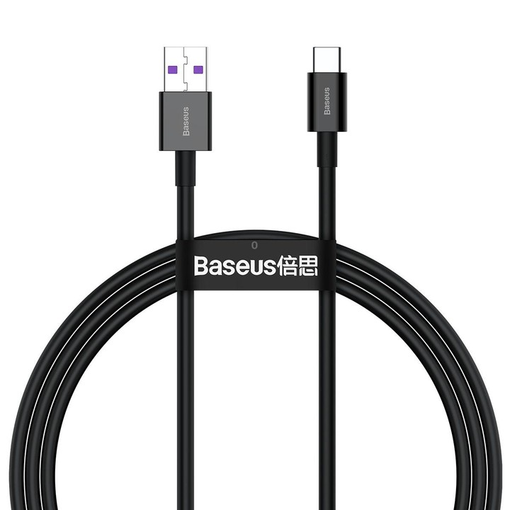 Baseus Superior Series CATYS-01 66W USB to USB-C / Type-C Interface Fast Charging Data Cable, Cable Length:1m(Black)