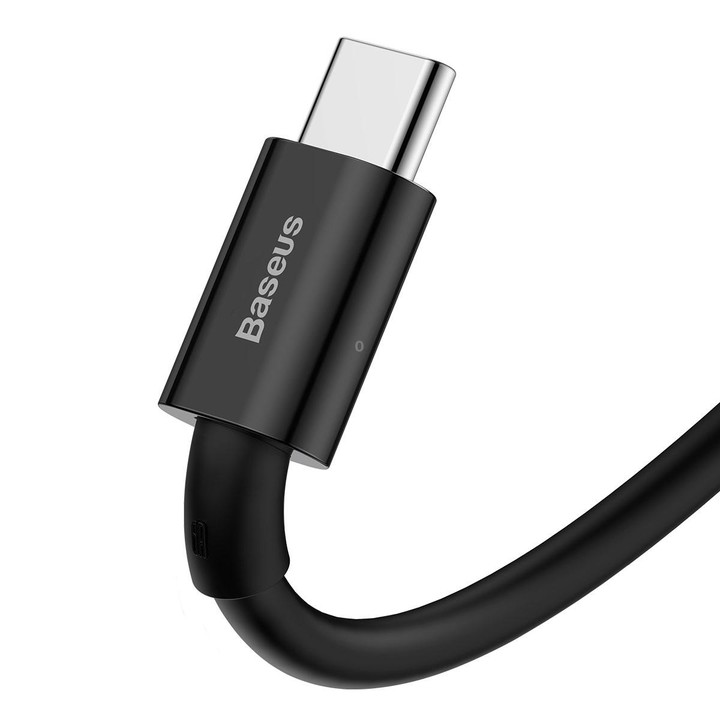 Baseus Superior Series CATYS-A01 66W USB to USB-C / Type-C Interface Fast Charging Data Cable, Cable Length:2m(Black)