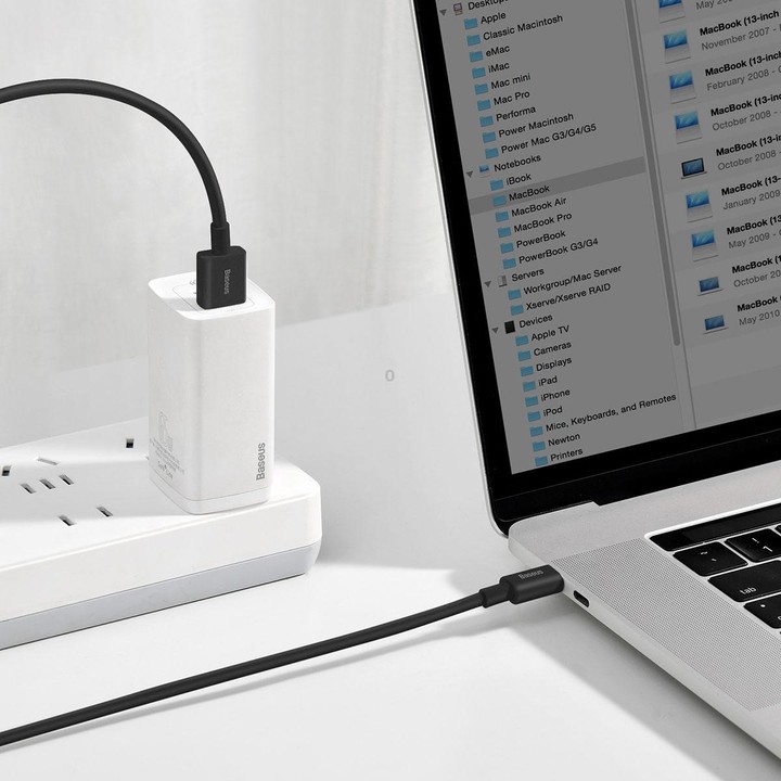 Baseus Superior Series CATYS-A01 66W USB to USB-C / Type-C Interface Fast Charging Data Cable, Cable Length:2m(Black)
