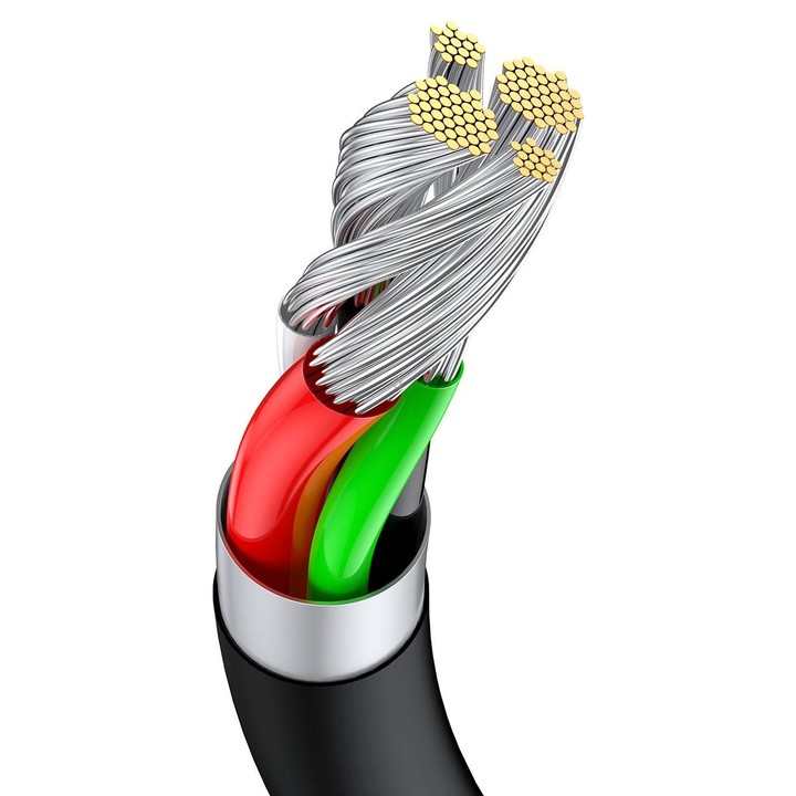 Baseus Superior Series CATYS-A01 66W USB to USB-C / Type-C Interface Fast Charging Data Cable, Cable Length:2m(Black)