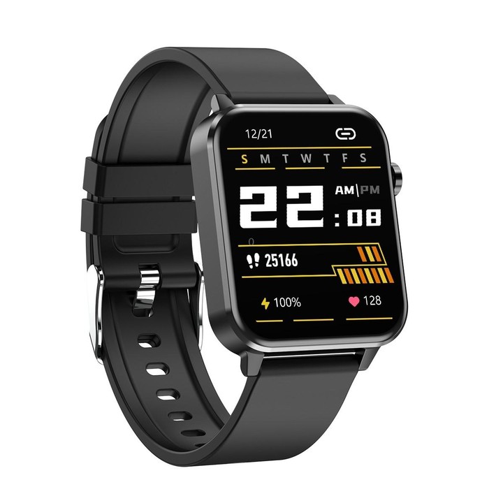 E86 1.7 inch TFT Color Screen IP68 Waterproof Smart Watch, Support Blood Oxygen Monitoring / Body Temperature Monitoring / AI Me