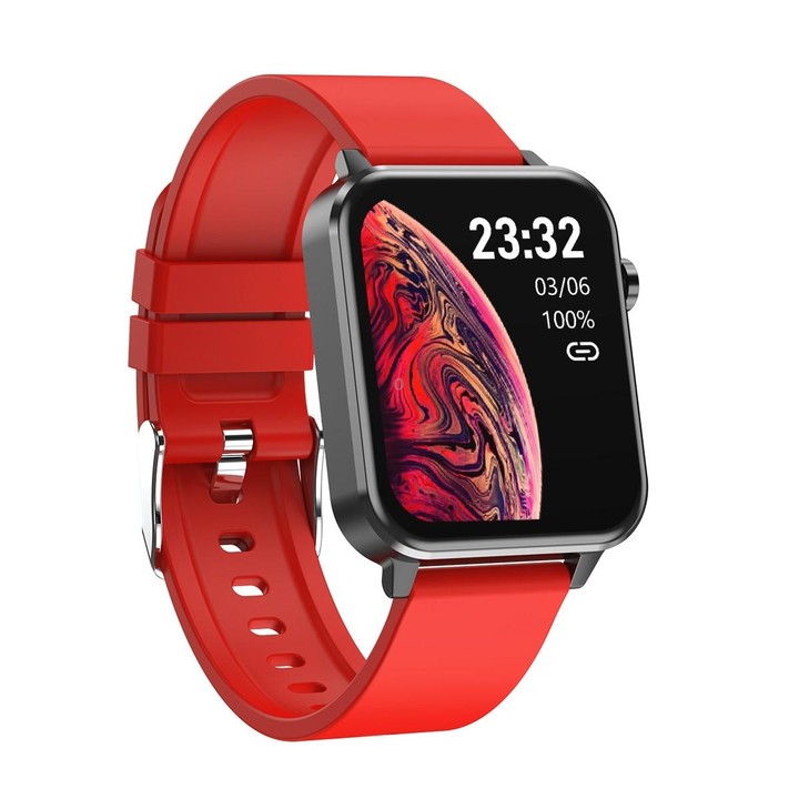 E86 1.7 inch TFT Color Screen IP68 Waterproof Smart Watch, Support Blood Oxygen Monitoring / Body Temperature Monitoring / AI Me