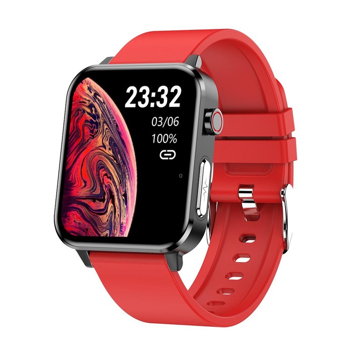 E86 1.7 inch TFT Color Screen IP68 Waterproof Smart Watch, Support Blood Oxygen Monitoring / Body Temperature Monitoring / AI Me