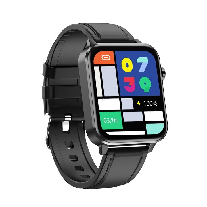 E86 1.7 inch TFT Color Screen IP68 Waterproof Smart Watch, Support Blood Oxygen Monitoring / Body Temperature Monitoring / AI Me
