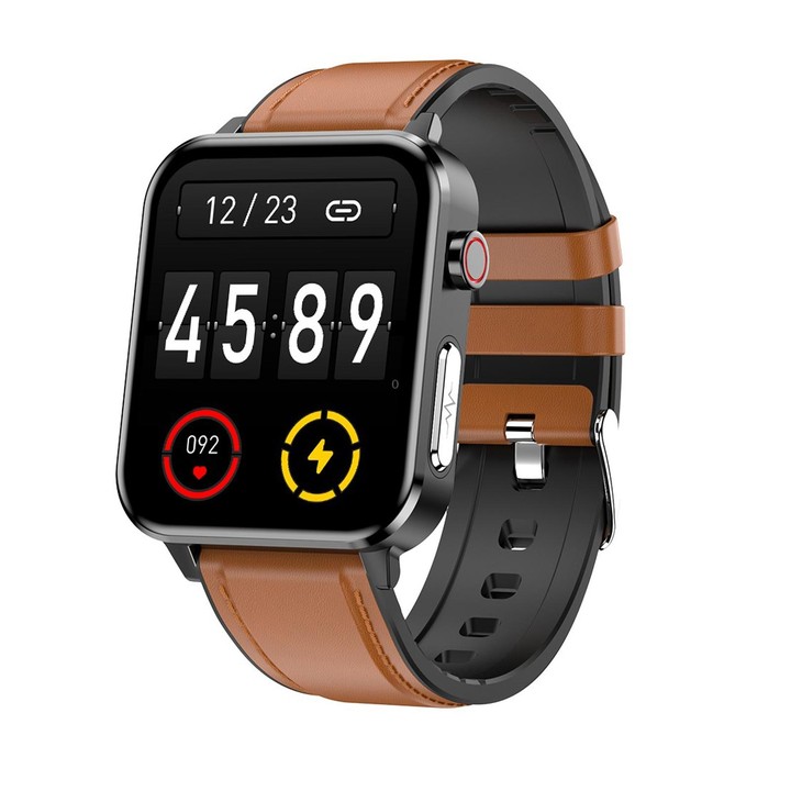 E86 1.7 inch TFT Color Screen IP68 Waterproof Smart Watch, Support Blood Oxygen Monitoring / Body Temperature Monitoring / AI Me
