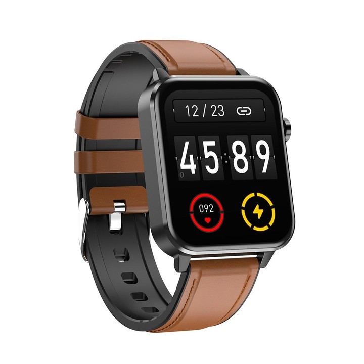 E86 1.7 inch TFT Color Screen IP68 Waterproof Smart Watch, Support Blood Oxygen Monitoring / Body Temperature Monitoring / AI Me