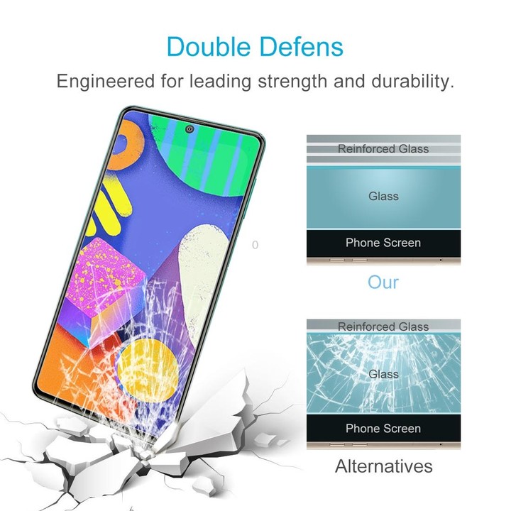 For Samsung Galaxy F62 0.26mm 9H 2.5D Tempered Glass Film