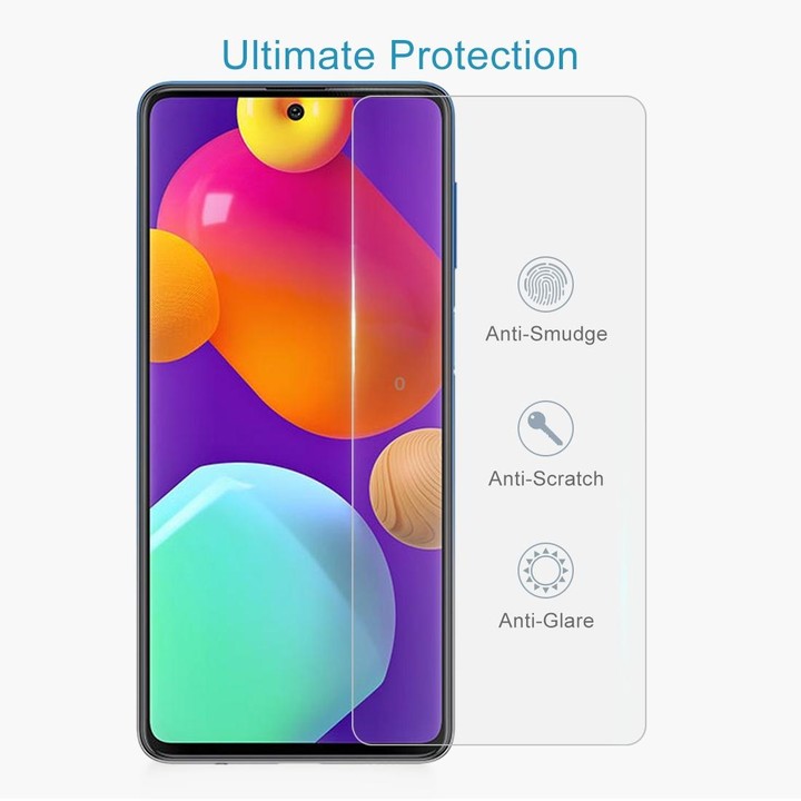 For Samsung Galaxy M62 10 PCS 0.26mm 9H 2.5D Tempered Glass Film